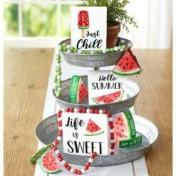 Summertime Watermelon Decor Accents