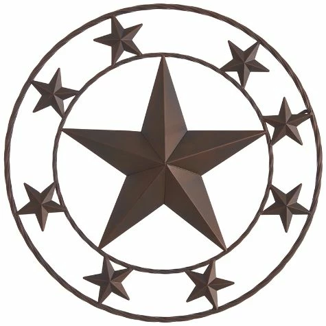 Outdoor Metal Rustic Star Wall Art - Image 2