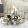 White LED Candle Centerpiece