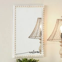Beaded Farmhouse Sentiment Mirrors