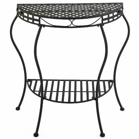 Half-Moon Metal Console Table - Image 4