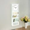 Shutter Wall Clock With Organizer