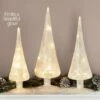 Nordic Lighted Glass Trees