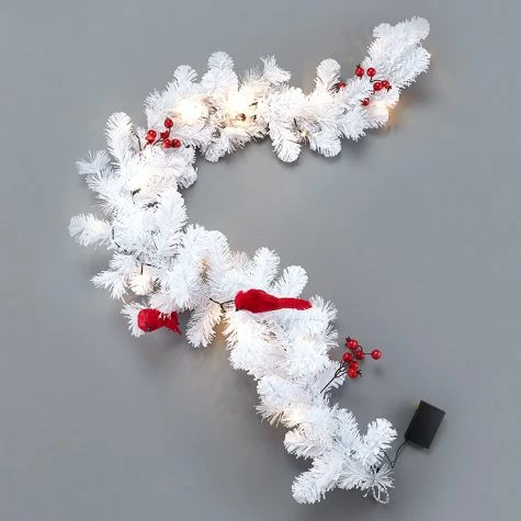 Lighted Snowy Cardinal Holiday Decor - Image 3