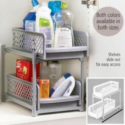 2-Tier Sliding Baskets