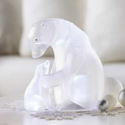 Lighted Polar Bears