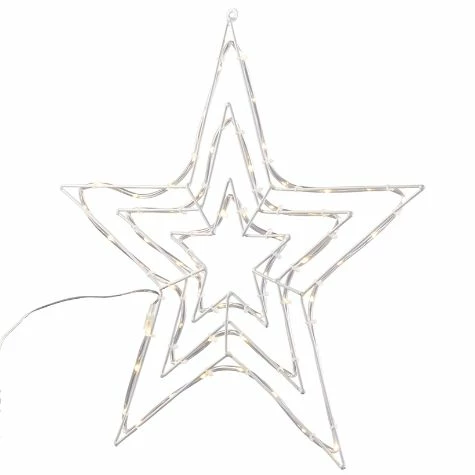 Lighted Hanging Star Or Peace Sign - Image 3