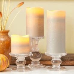 Set Of 3 6-Hr. Flameless Timer Candles