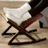 Foldable Upholstered Rocking Footrests