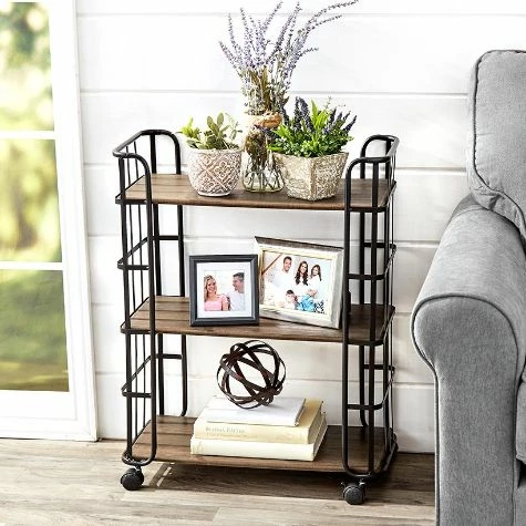 3-Tier Rolling Cart - Image 2