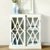 Whitewashed 2-Door Cabinet