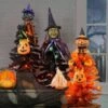 Lighted Halloween Character Trees