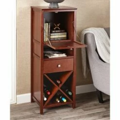Storage Cabinet With Drop-Down Door
