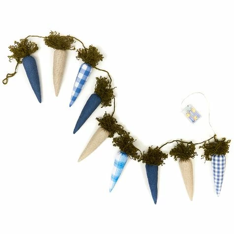 20" Lighted Standing Bunnies Or Carrot Garland - Image 4