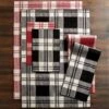 Farmhouse Plaid Decorative Rug Collection