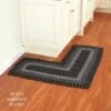 Country Braided Corner Rugs