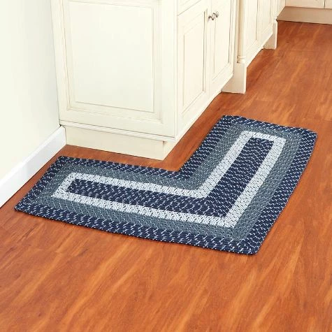 Country Braided Corner Rugs - Image 2