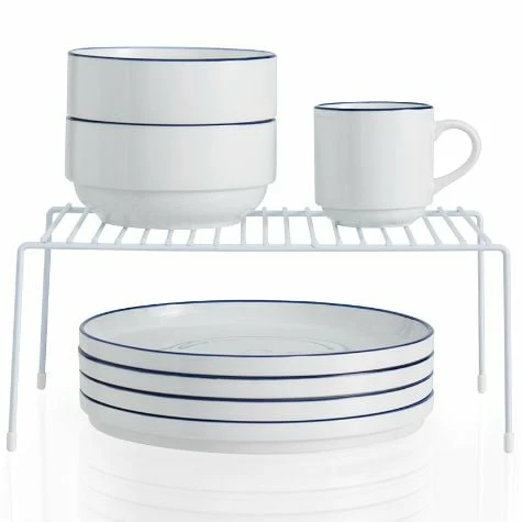 Set Of 2 Cabinet Shelf Racks