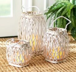 Bamboo And Wood Lanterns