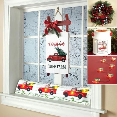 Vintage Red Truck Holiday Collection - Image 2