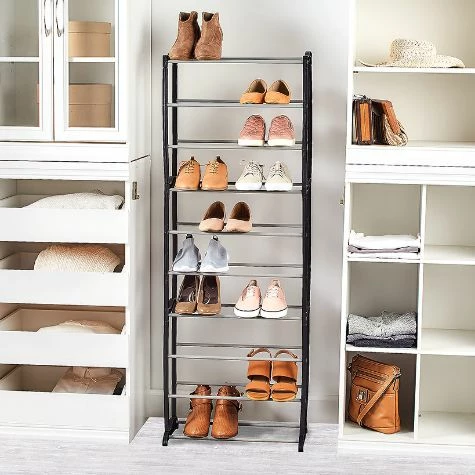 10-Tier Shoe Storage Rack