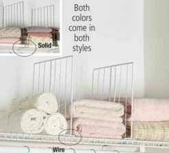 Sets Of 2 Shelf Dividers