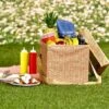 Wicker Picnic Cooler Seat