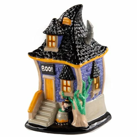 Lighted Ceramic Haunted Houses - Image 2