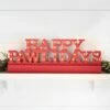 Lighted Happy Pawlidays Plaque