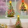 Lighted Novelty Retro Trees
