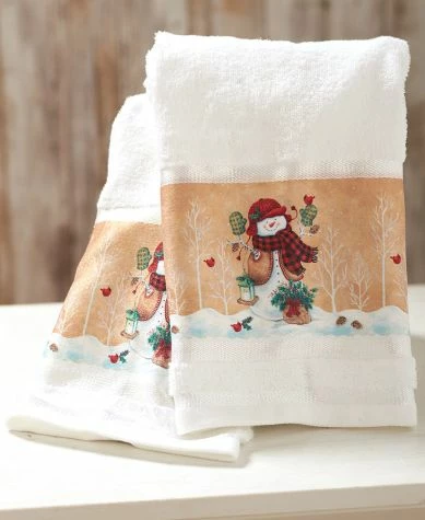 Plaid Snowman Bathroom Collection - Image 2