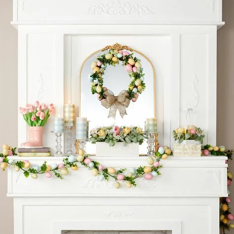 Tulip And Daffodil Metal Lantern - Image 2