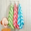 30" X 60" Multi-Stripe Bright Beach Towels