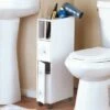 Slim Rolling Bathroom Storage Carts