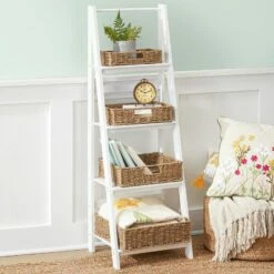 Ladder Shelving Unit Or Set Of 4 Baskets
