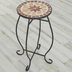 Mosaic Star Accent Table
