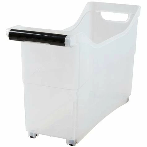 Slim Rolling Cabinet Storage Bins - Image 3