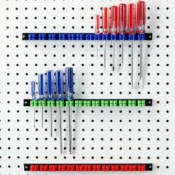 Set Of 3 Mountable Screwdriver Holders