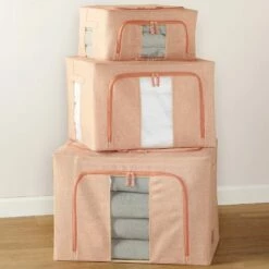Springtime Collapsible Storage Boxes With Windows