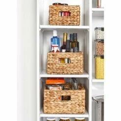 Set Of 3 Water Hyacinth Nesting Baskets