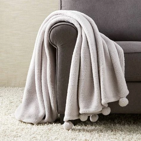 Pom-Pom Sherpa Throws - Image 3
