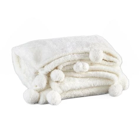 Pom-Pom Sherpa Throws - Image 6