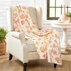 Climbing Floral Throw