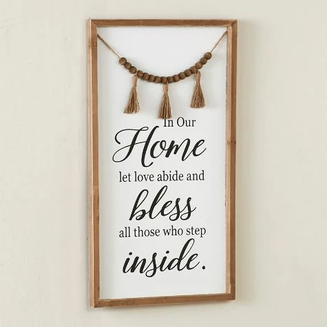 Beaded Sentiment Wall Decor - Image 2