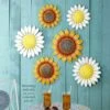 Sets Of 3 Metal Wall Flowers