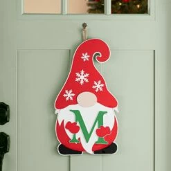 21" Gnome Monogram Door Hangers