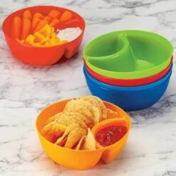 Set Of 6 Chip & Dip Bowls
