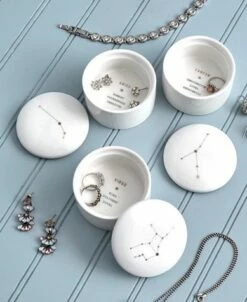 Ceramic Zodiac Trinket Dish In Gift Box