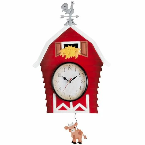 Down On The Farm Pendulum Wall Clocks - Image 2