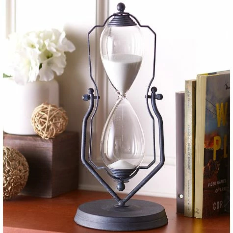 14" Decorative Hourglass - Image 3